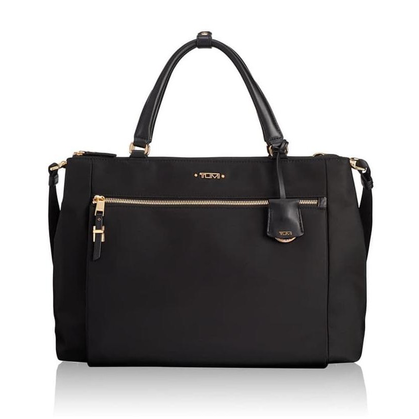 Barang Terbaru TUMI Voyageur Sheryl Small Business Tas Tote - Hitam MURAH