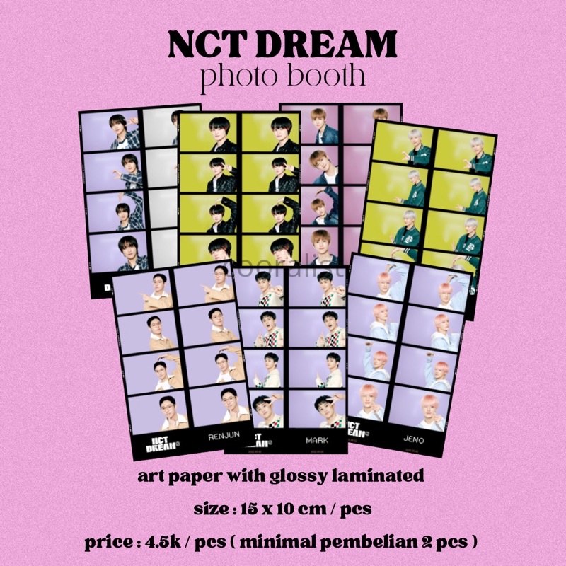 NCT DREAM photo booth