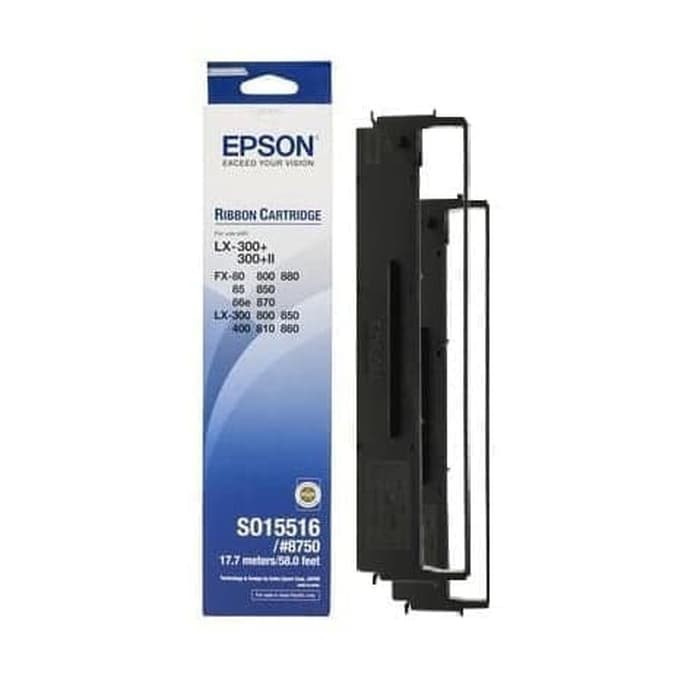 Ribbon Cartridge Epson S015632 /#8750 Pita Printer LX-300+ II Genuine