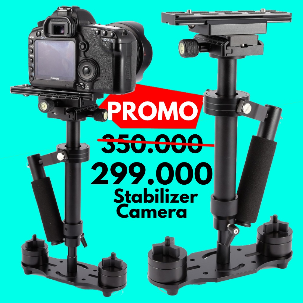 PROMO TERMURAH Stabilizer Steadycam Pro for Camcorder DSLR Gimbal Aksesoris Kamera