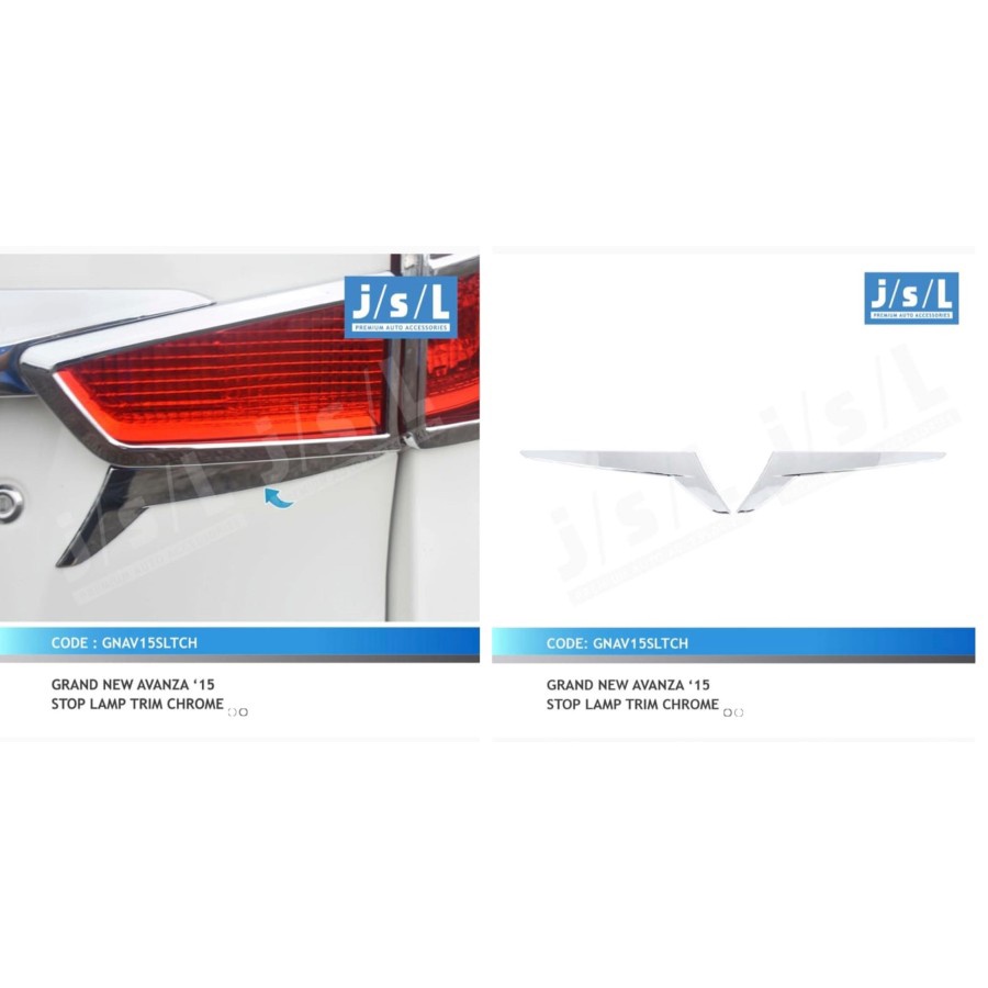 Stop Lamp Trim Grand New Avanza 2015 Chrome