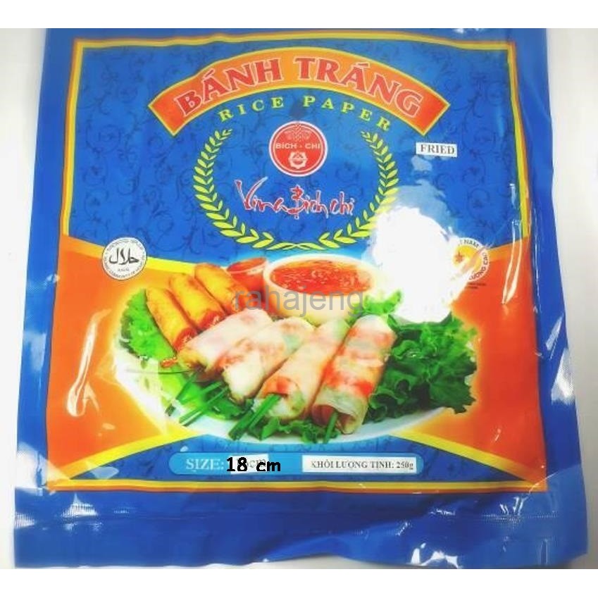 

Kulit Lumpia / Vietnam Rice Paper Variasi Diameter 18 cm - Fried
