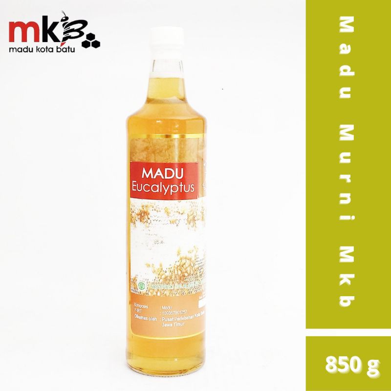 

Madu Asli Murni Nektar Bunga Eucalyptus Botol Kaca Netto 850 gr - madu murni mkb