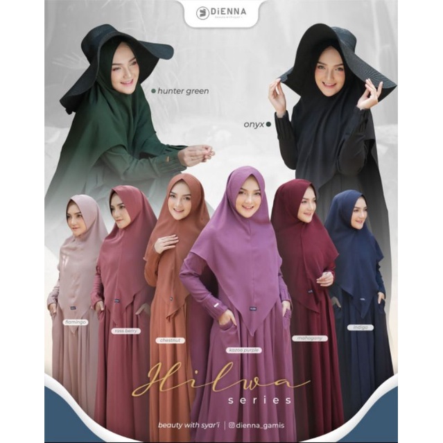 Hilwa Reborn Gamis Set by Dienna