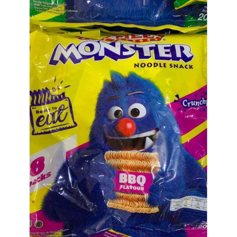 

Mamee monster noodle snack isi 8bks - Barbeque BBQ - Chicken Ayam