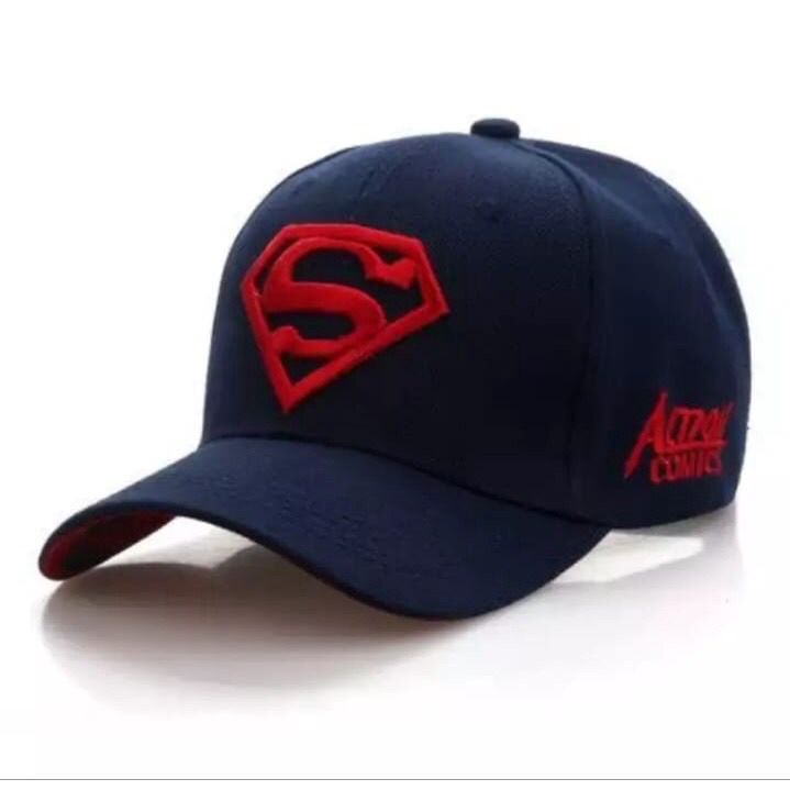 Topi Baseball Premium Motif Simbol Superman