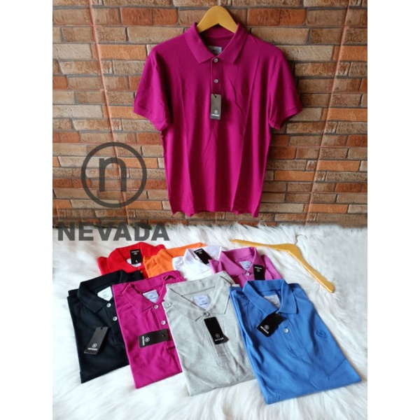 kaos kerah polo pria dewasa nevada