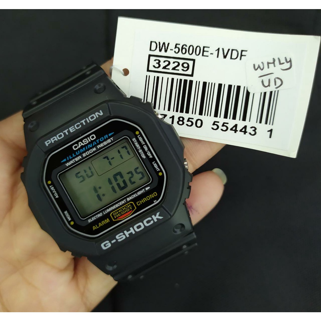 Jam Tangan Pria Casio G-SHOCK DW-5600E-1VDF Original