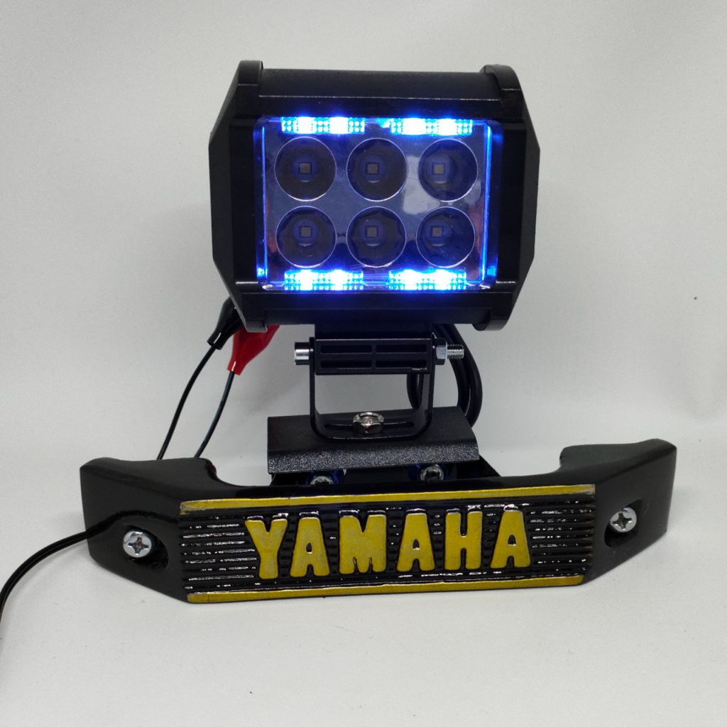 LAMPU TEMBAK LED MODEL T-5483- 6MATA LED+BREKET KUMIS YAMAHA