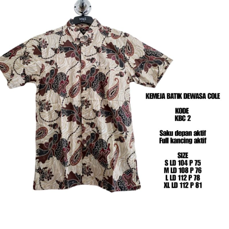 KEMEJA COLE BATIK!!!NEW STOKKK!!!