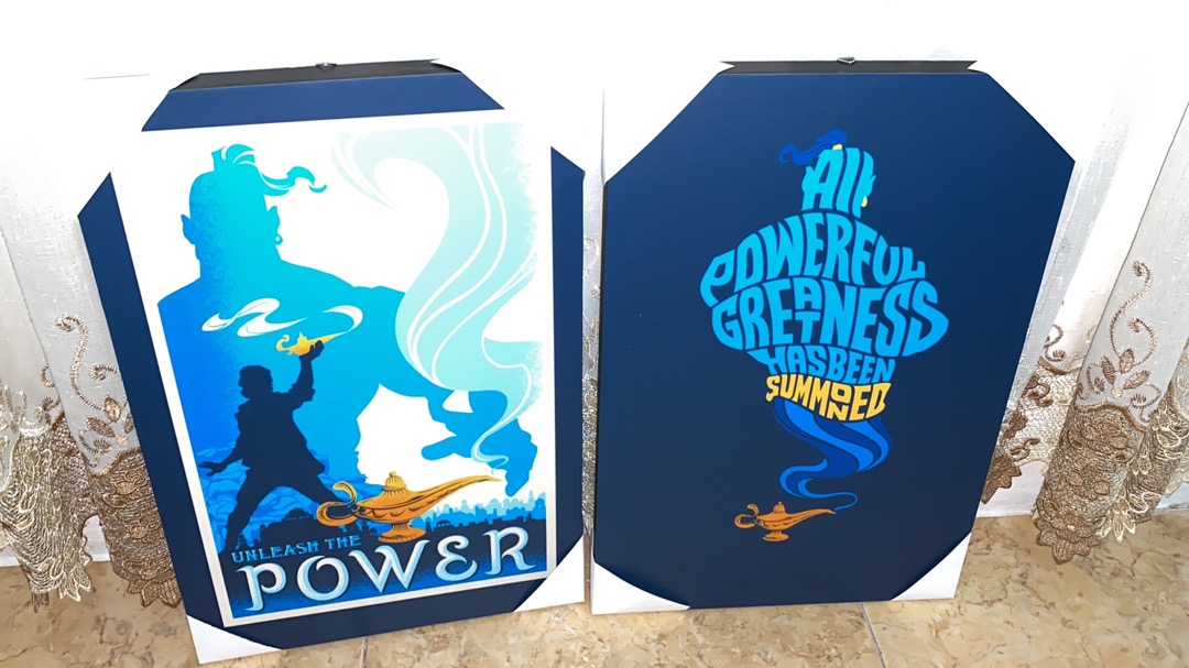 Poster Custom + Bingkai Kayu (45x30)