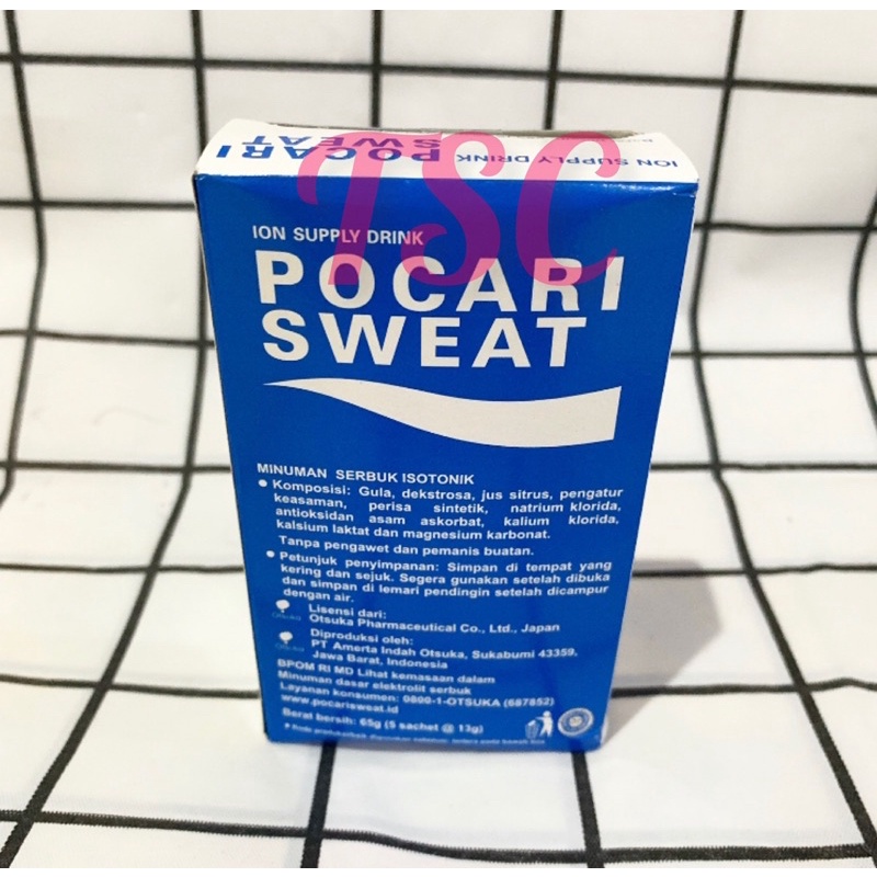 

POCARI SWEAT Isotonik Sachet Pocari Sweat Sachet 15 gr (isi 5 Sachets)