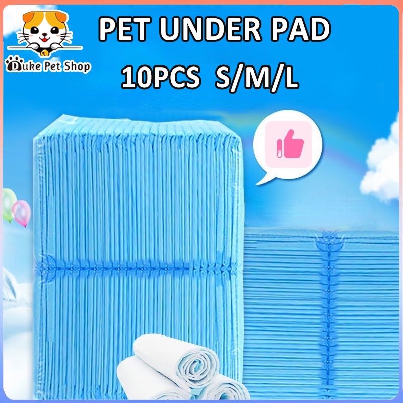 【10PCS】 UNDERPAD S/M/L/ underpad kucing anjing - Alas Pipis Pup Underpad Kucing Anjing Perlak Tatakan Pet Toilet Portable