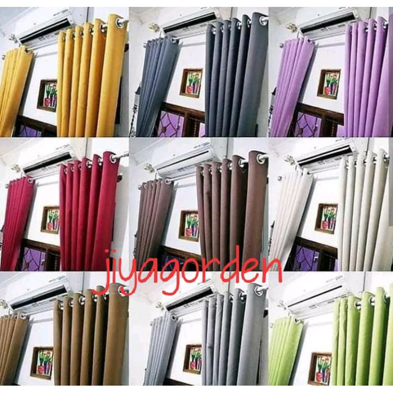 gorden blackout tinggi 250 cm