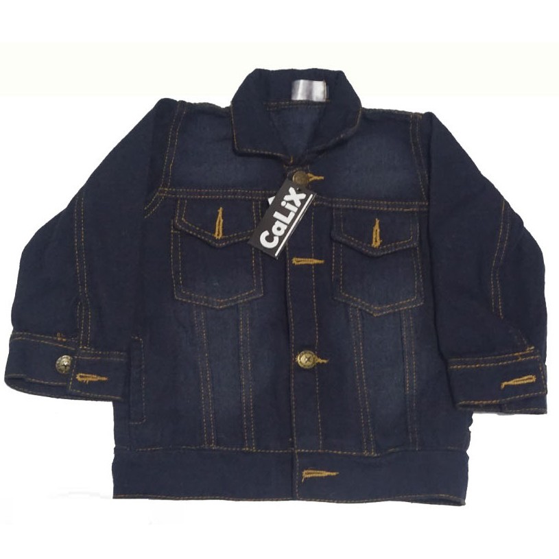 Jaket Jeans Anak High Quality Unisex Bisa Cowo Cewe Bahan Tebal Baju Anak Murah