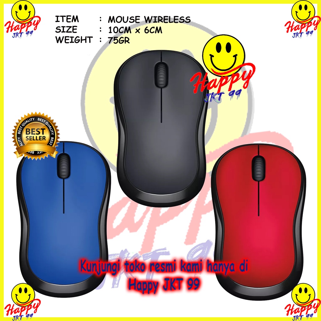 [ HAPPY JKT 99 ] MOUSE WIRELESS HIGH QUALITY