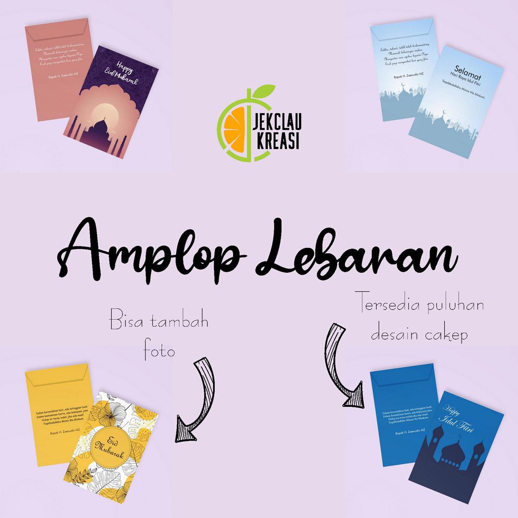 

Amplop Angpau Lebaran Idulfitri Custom Desain