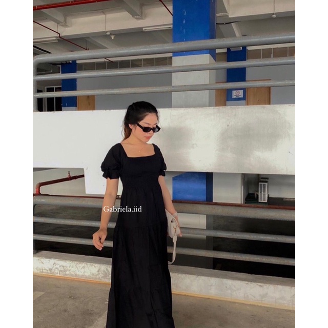 Longdress Rampel // bumil dress // dress bali // dress premium // dress casual