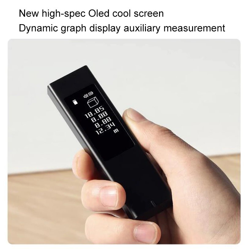 XIAOMI DUKA LS-5 - 40M Laser Rangefinder Meter - OLED Touch Screen - Meteran Laser Max 40M dari DUKA