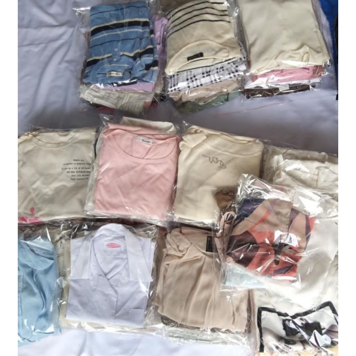 Jual Paket Usaha Ribu Dapat Pcs Baju Random Kemeja Blouse