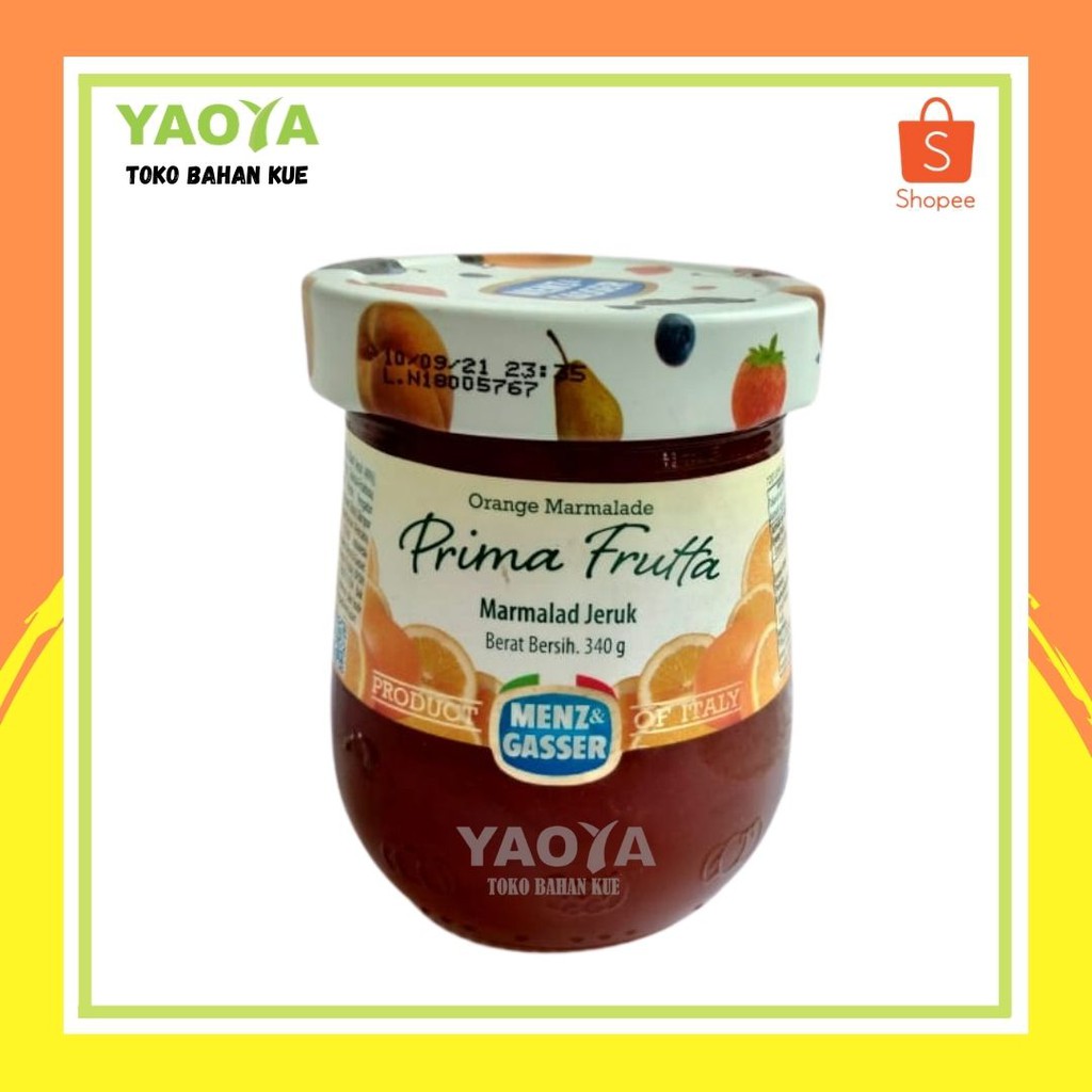 

PRIMA FRUTTA ORANGE MARMALADE JAM 340G