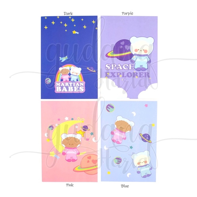 

Notebook A5 Astronaut Bear Buku Tulis Motif Beruang Angkasa GH 308633
