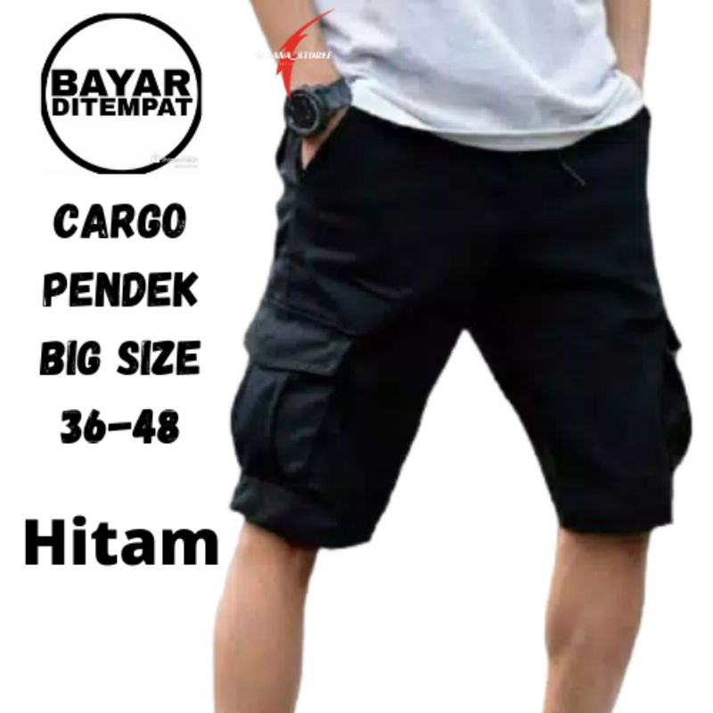 celana pendek/Celana cargo pria big size 38-48/Celana Cargo Pendek pria Jumbo/celana cargo pendek