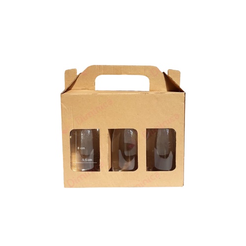 

10 Pcs Dus Natal Botol Minuman 350 Ml Isi 3 Box Kardus Hampers