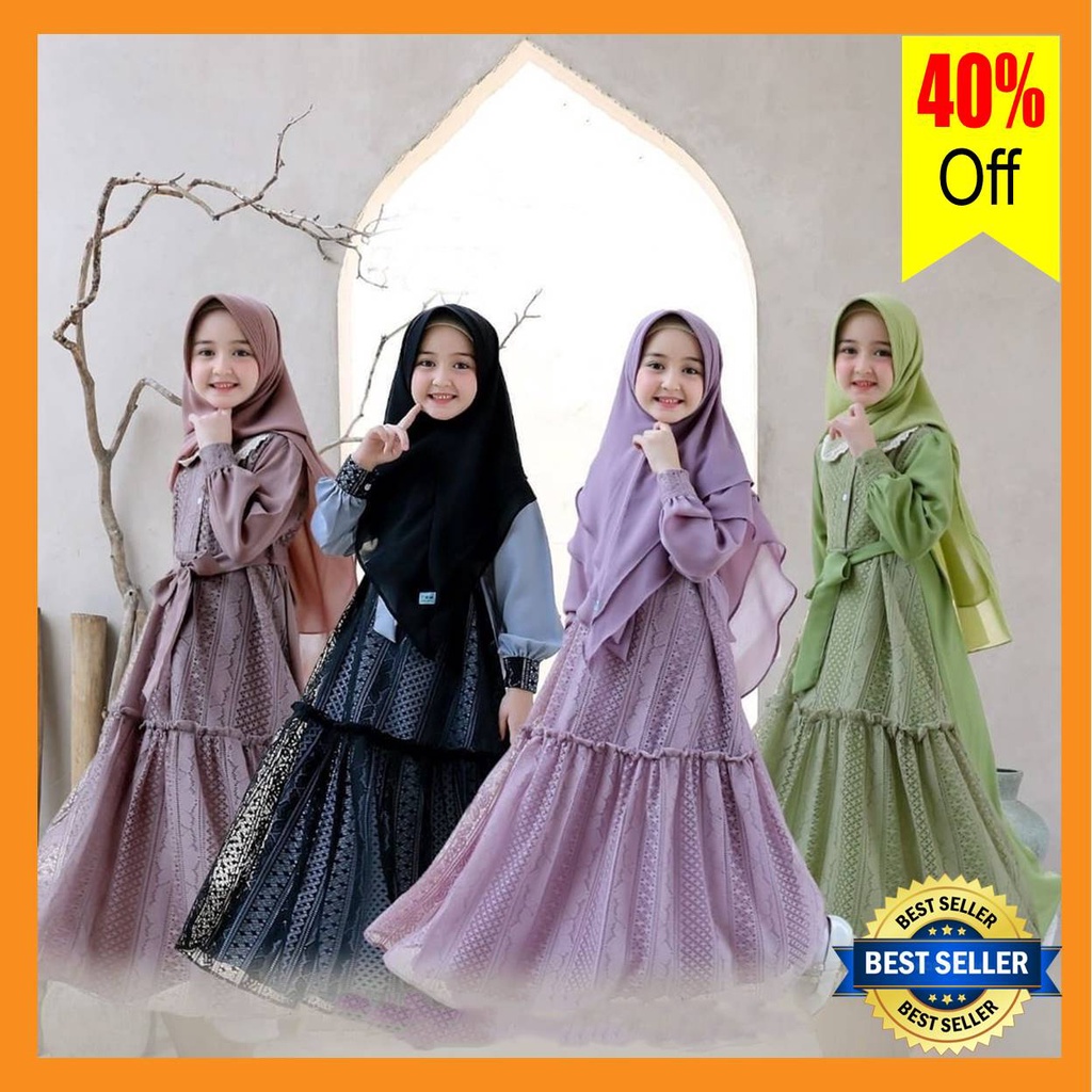 Baju Gamis Anak Perempuan Murah Umama Syari Kids l Umama Series Baju Gamis Muslim Anak Perempuan Ter