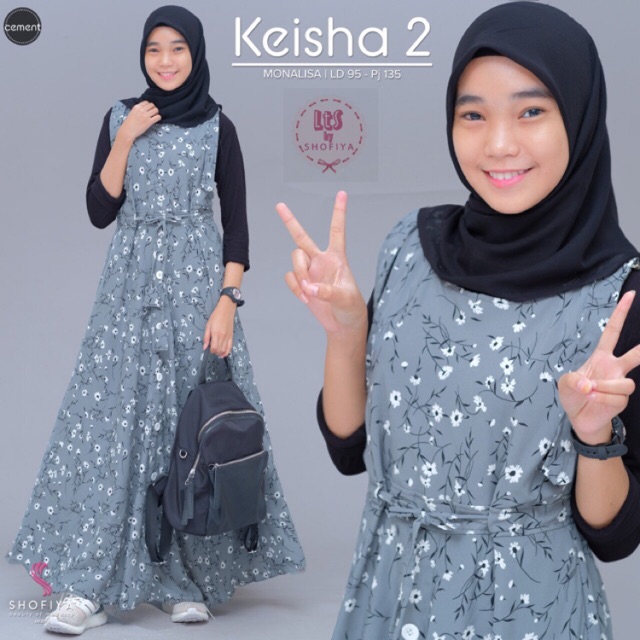 KEISHA DRESS KEISHA GAMIS KEISHA 2 DRESS KEISHA 2 BUSUI DRESS BUSUIGAMIS BUSUI FRIENDLY ORI SHOFIYA