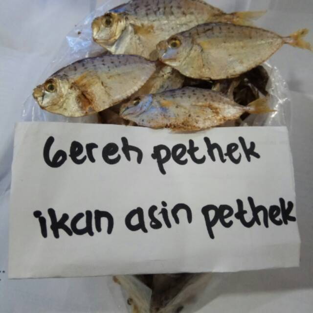 

ikan asin kering gereh pethek / petek netto 250gr