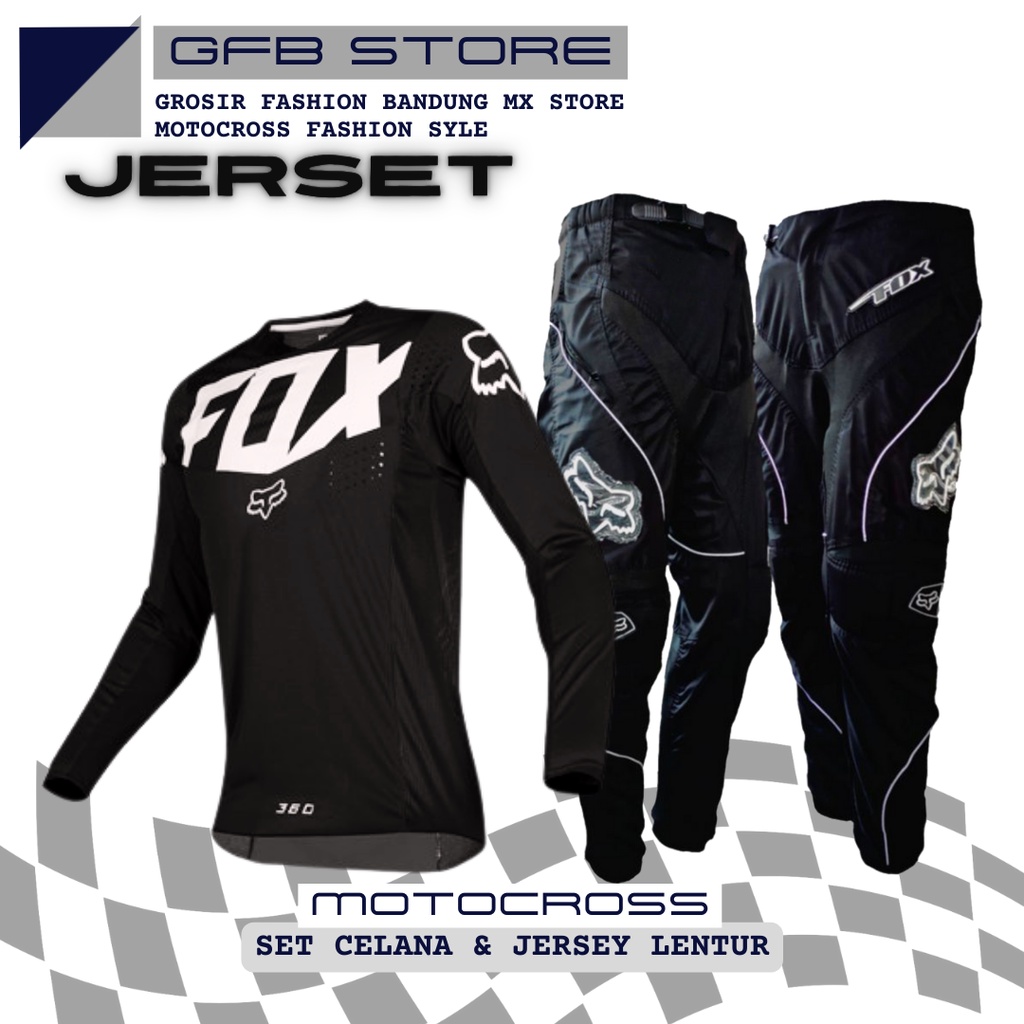 Jersey set pants motocross trail