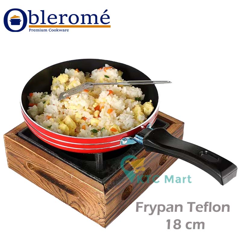 KTCmart - OBLEROME Frypan 18 cm / Teflon Goreng / Teflon Masak