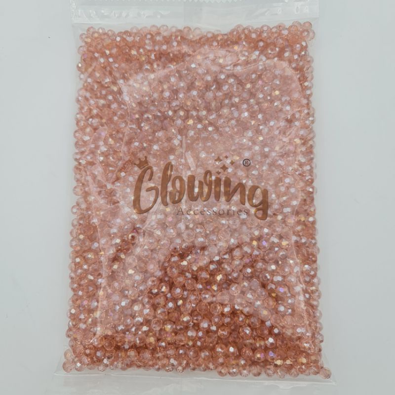 KRISTAL KOREA UKURAN 6 MM PER 10 GRAM KUALITAS BAGUS DAN KILAU GRADE PREMIUM