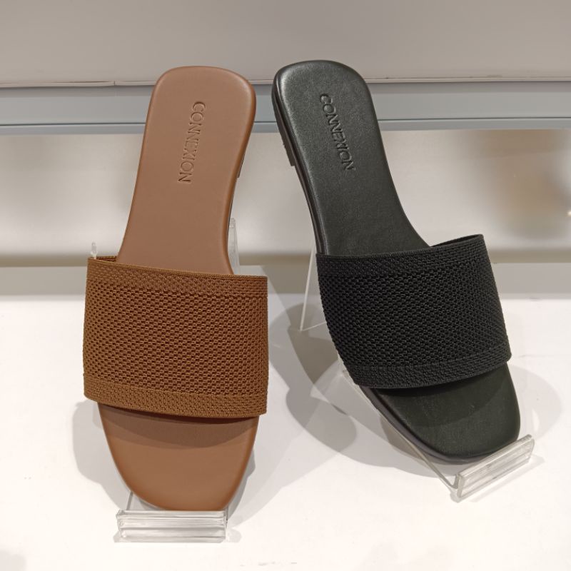 Connexion sandal flat wanita branded Matahari