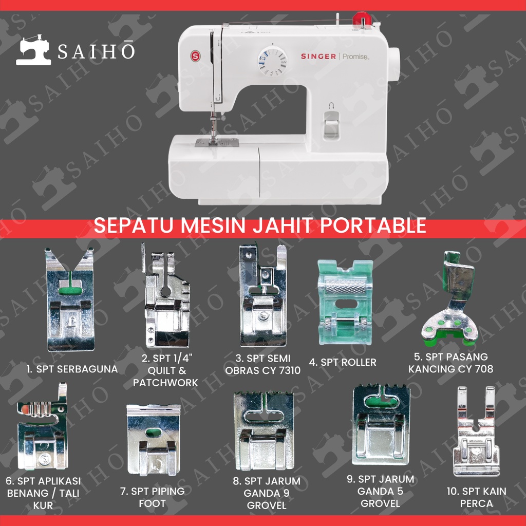 Sepatu Mesin Jahit Portable / Multifungsi