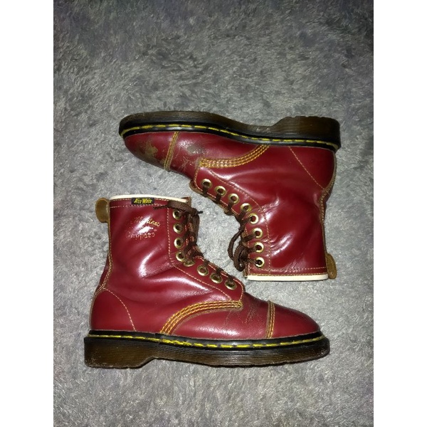 sepatu dr. martens docmart 1460 cappers oxblood not redwing