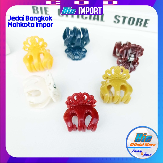 Jedai Jepit Rambut Crown 2.5 Cm Karakter  Impor Best Seller