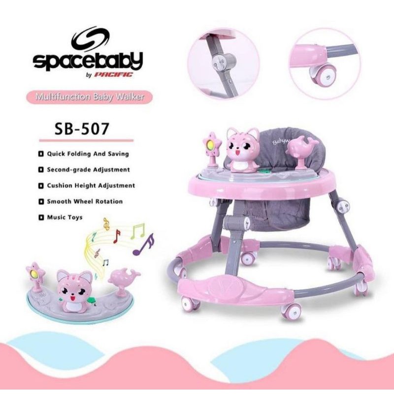 BABY WALKER SPACEBABY SB 507 By Pacific