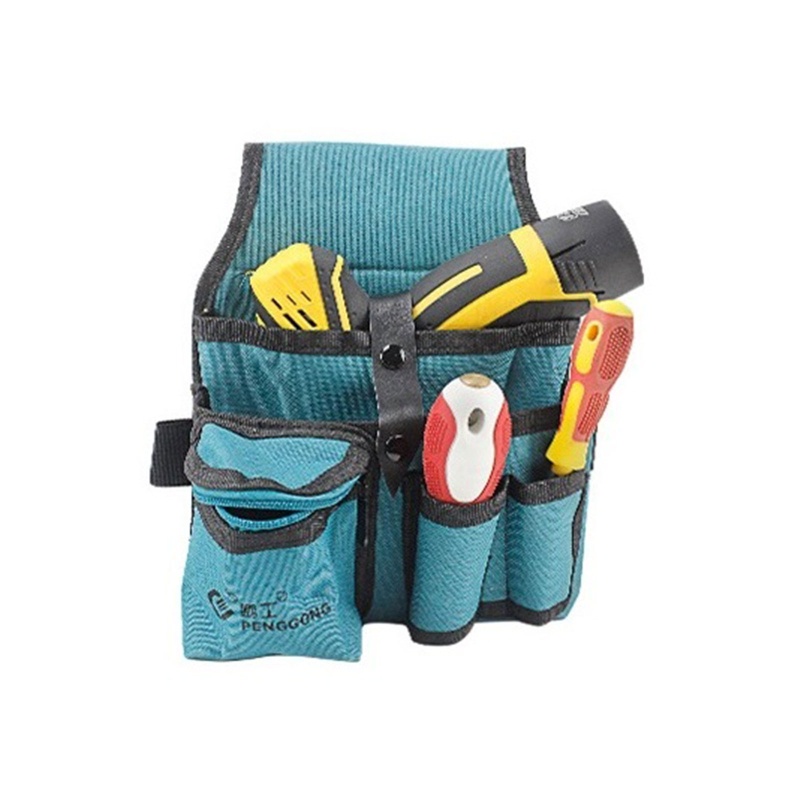 Gro Utility Waist Bag Canvas Tool Pocket Pouch Tempat Alat Profesional Tas Alat Perbaikan Kapasitas Besar Untuk Teknisi Me