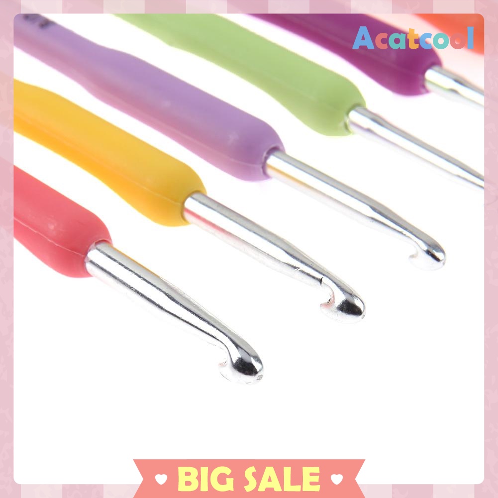 9pcs/set Weave Craft Crochet Hooks Yarn Knitting Needles Sewing Tool Kit