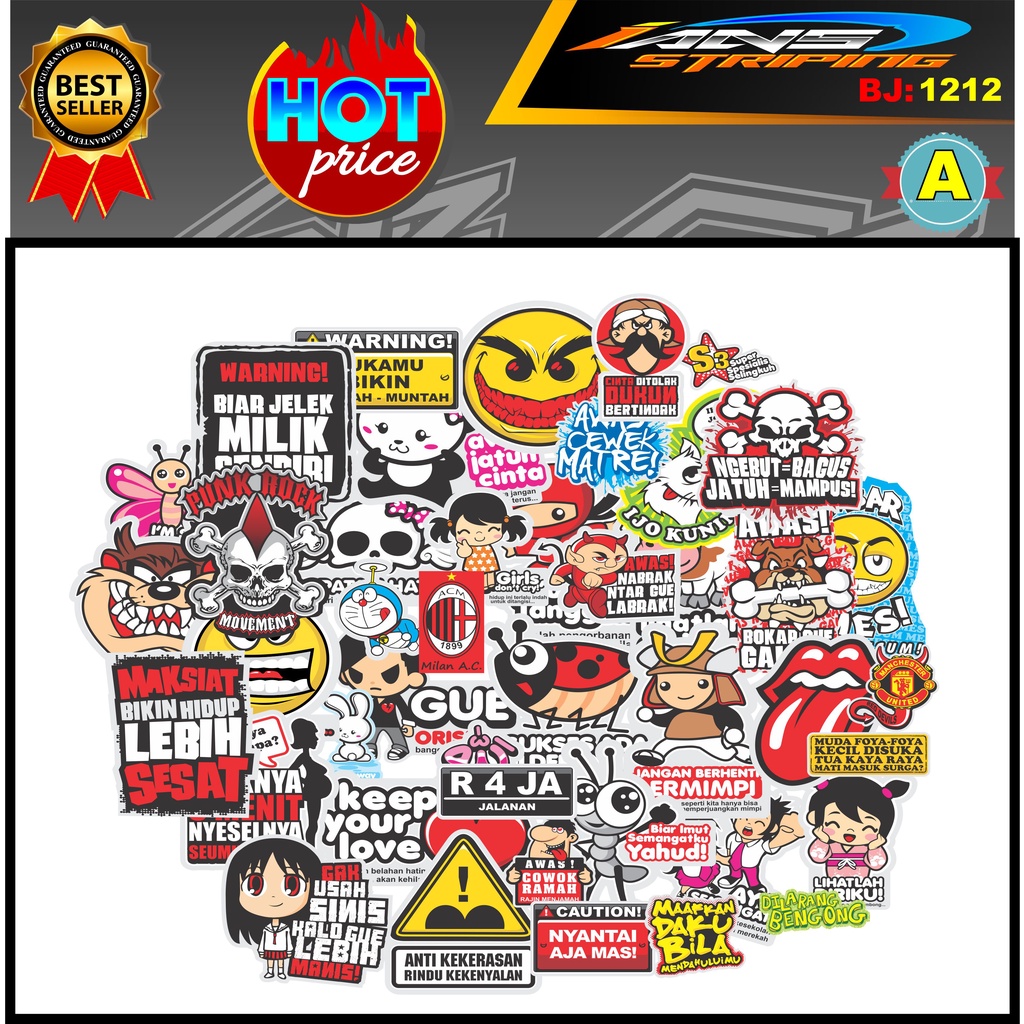 STICKER AESTHETIC ISI 40PCS / STIKER LAPTOP HP KULKAS KACA / STIKER ESTETIK