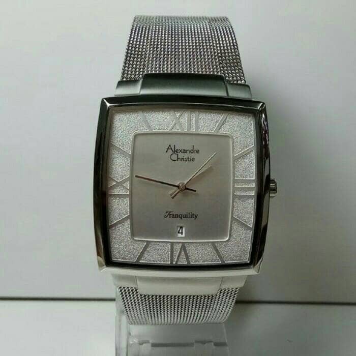 ALEXANDRE CHRISTIE WATCH AC 8329 PRIA ALL SILVER ORIGINAL