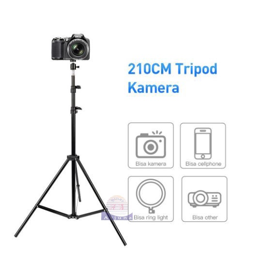 Tripod Kamera Portable Light Stand 3 Section for Photo Studio Tools