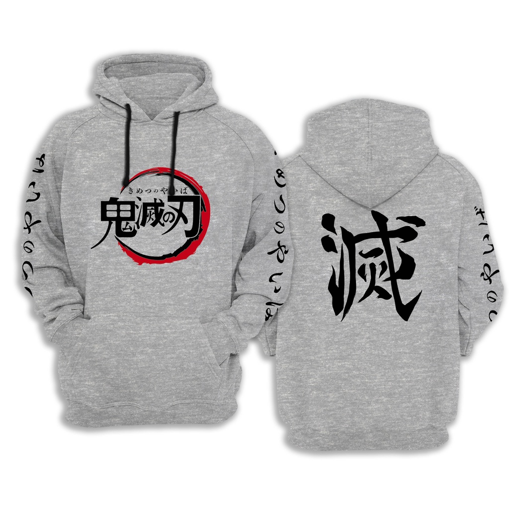 SWEATER JAKET HOODIE Kimetsu No Yaiba Demon Slayer / HOODIE PRIA WANITA ANIME JAPAN