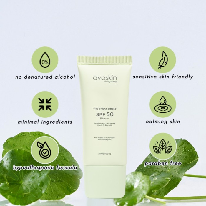 Avoskin The Great Shield Sunscreen SPF 50 PA++++ 30 ml