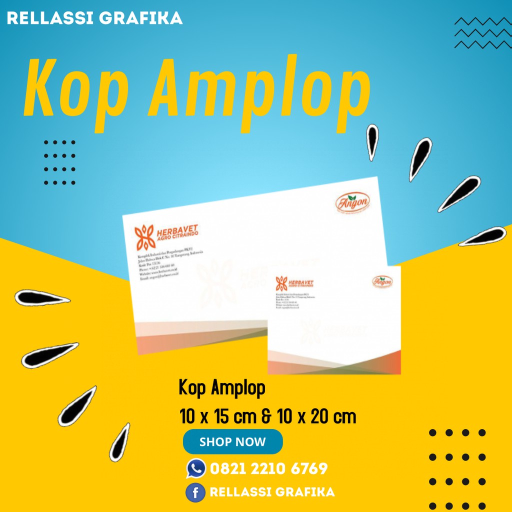 Kop Amplop/Kop Surat Custom