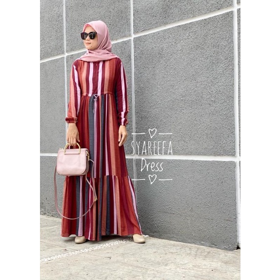 BISA COD SYAREEFA DRESS / DRESS YAYUKU / GAMIS YAYUKU / GAMIS RAYON VISCOSE / GAMIS RAYON UNIQLO / H