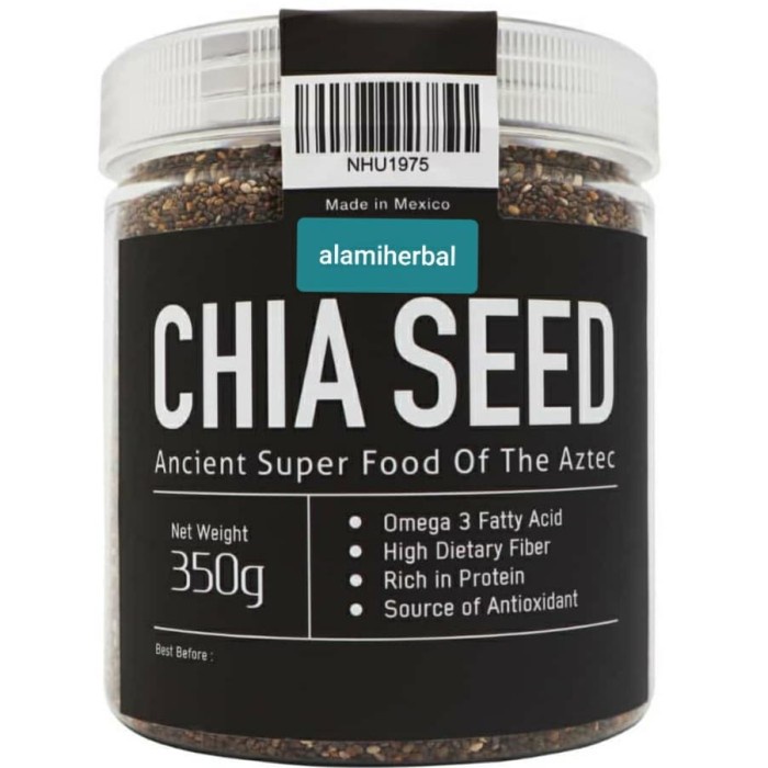 

vd201gf Chia Seed Mexico Organic 350Gr Dscscv