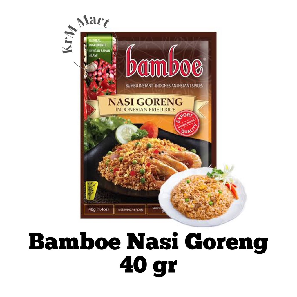 

Bamboe Nasi Goreng bumbu instan masakan dapur varian nusantara